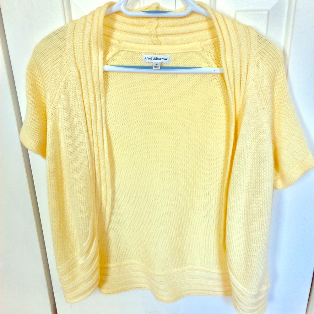 Pale Yellow Cardigan